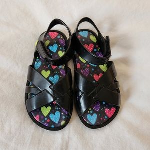 Western Chief Black Sandbox Sandal Toddler Size 7